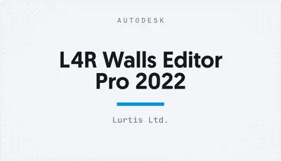 L4R Walls Editor Pro 2022 — Autodesk plugin