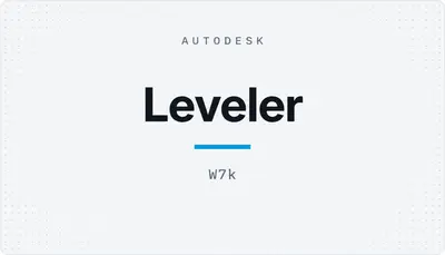 Leveler — Autodesk plugin