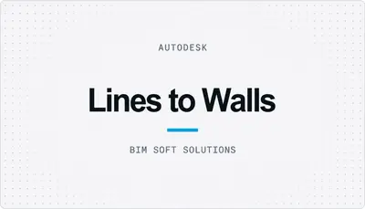 Lines to Walls — Autodesk plugin