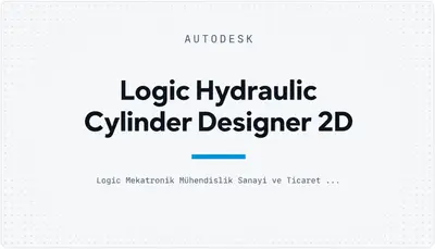 Logic Hydraulic Cylinder Designer 2D — Autodesk plugin
