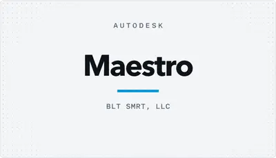 Maestro — Autodesk plugin