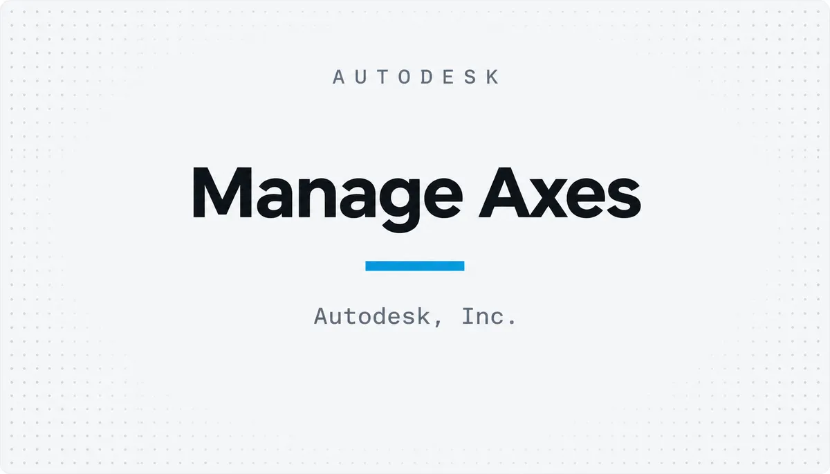 Manage Axes — cover image