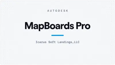 MapBoards Pro — Autodesk plugin