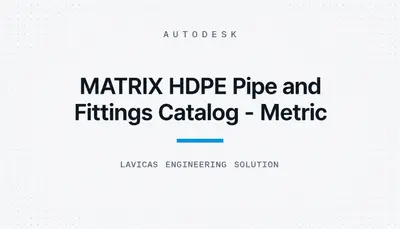 MATRIX HDPE Pipe and Fittings Catalog - Metric — Autodesk plugin