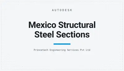 Mexico Structural Steel Sections — Autodesk plugin