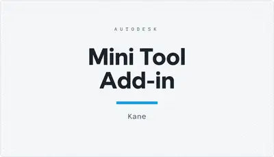 Mini Tool Add-in — Autodesk plugin
