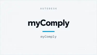 myComply — Autodesk plugin