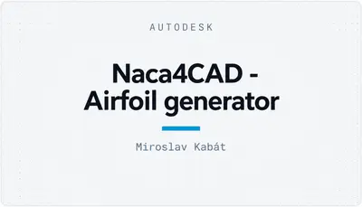 Naca4CAD - Airfoil generator — Autodesk plugin