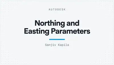 Northing and Easting Parameters — Autodesk plugin