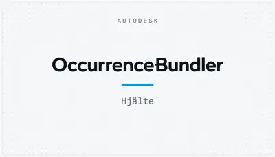 OccurrenceBundler — Autodesk plugin
