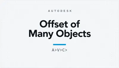 Offset of Many Objects — Autodesk plugin