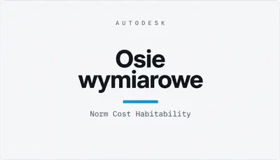 Osie wymiarowe — Autodesk plugin