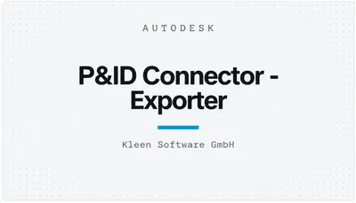 P&ID Connector - Exporter — Autodesk plugin