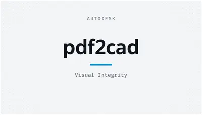 pdf2cad — Autodesk plugin