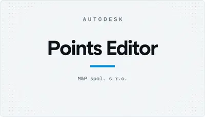 Points Editor — Autodesk plugin