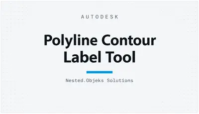 Polyline Contour Label Tool — Autodesk plugin