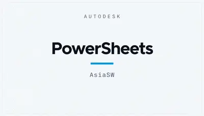 PowerSheets — Autodesk plugin
