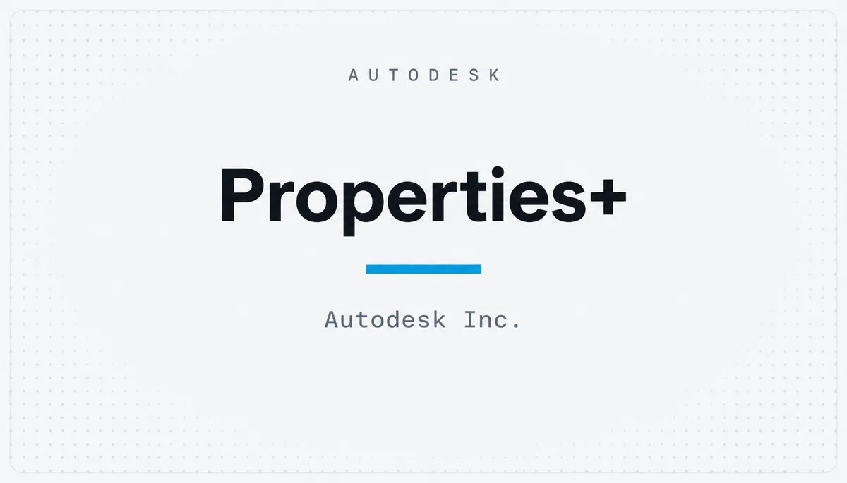 Properties+ — cover image