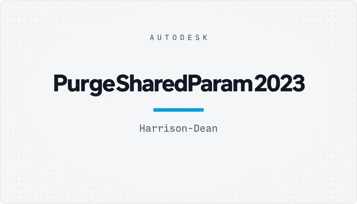 PurgeSharedParam2023 — cover image