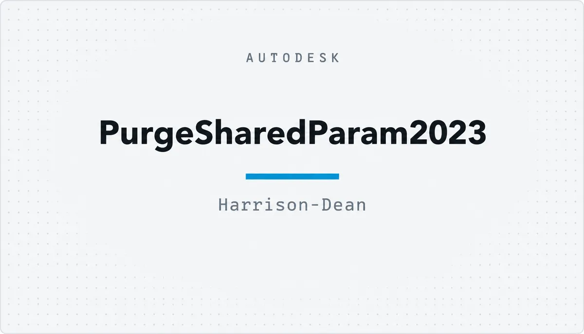 PurgeSharedParam2023 — cover image
