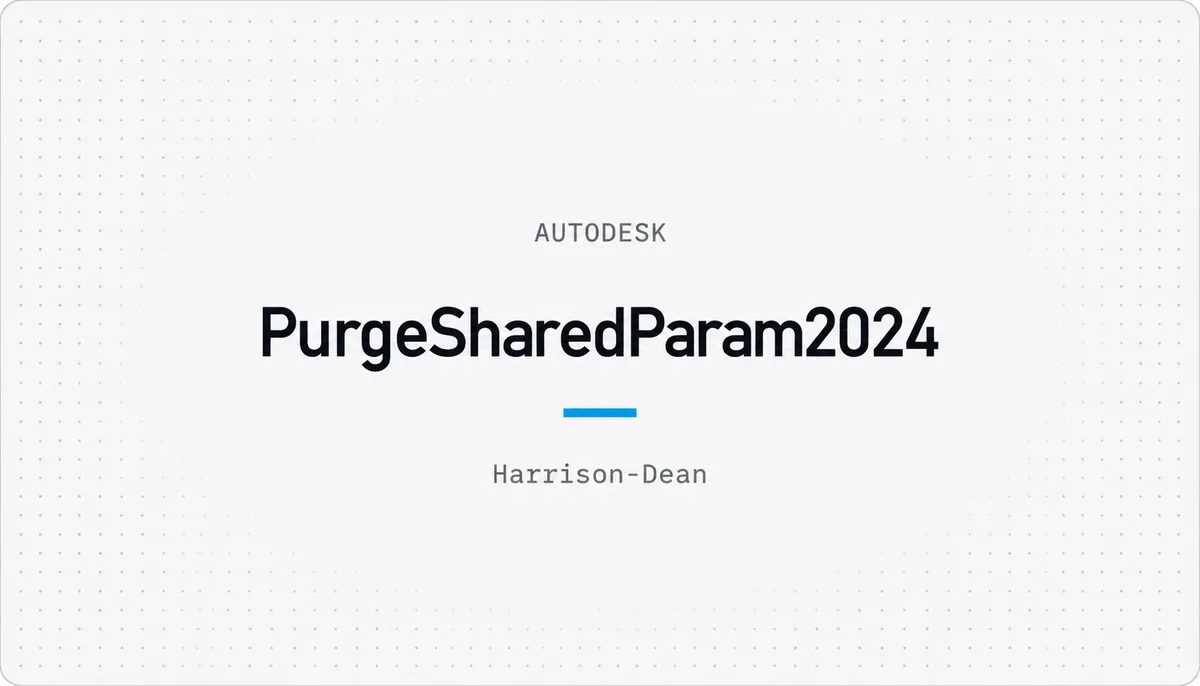 PurgeSharedParam2024 — cover image
