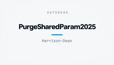 PurgeSharedParam2025 — Autodesk plugin