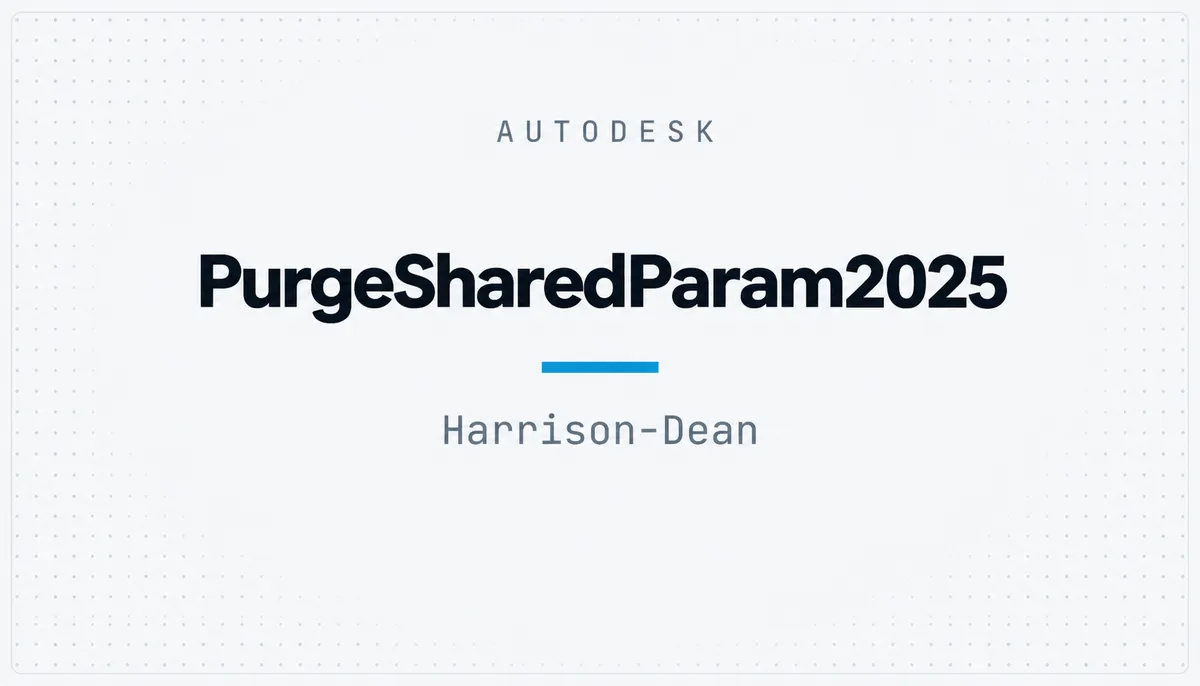 PurgeSharedParam2025 — cover image