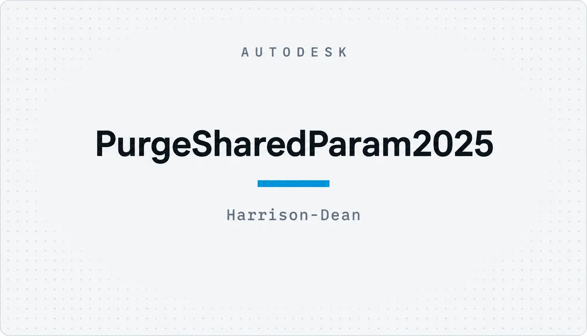 PurgeSharedParam2025 — cover image