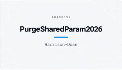 PurgeSharedParam2026 — Autodesk plugin