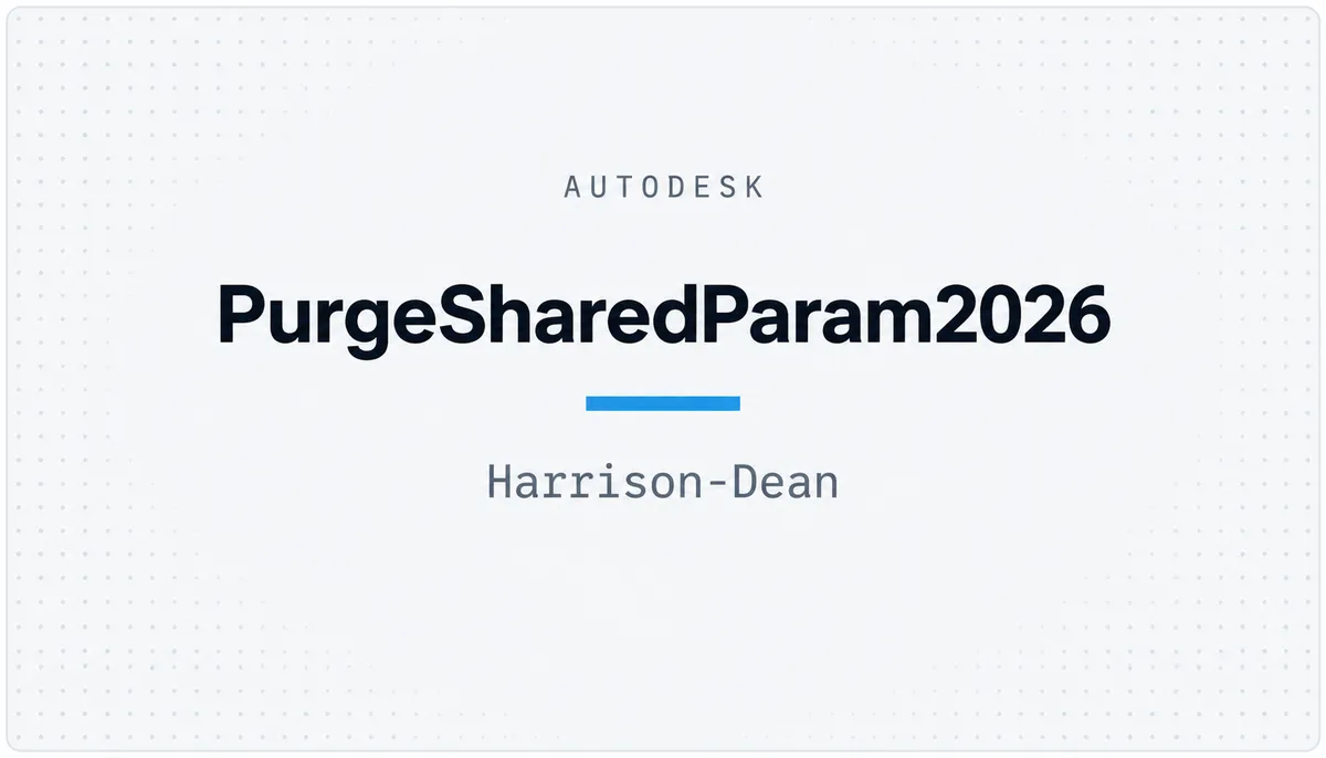 PurgeSharedParam2026 — cover image