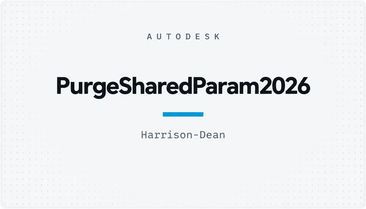 PurgeSharedParam2026 — cover image