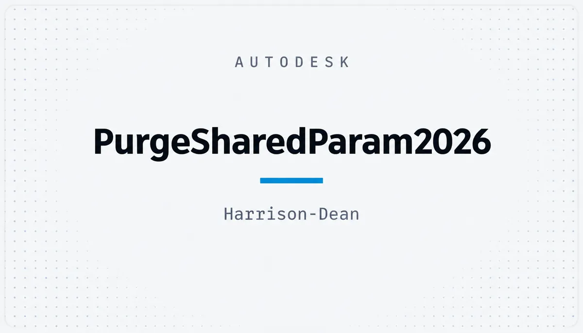 PurgeSharedParam2026 — cover image