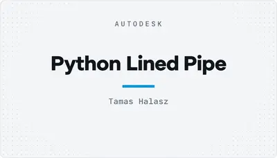 Python Lined Pipe — Autodesk plugin