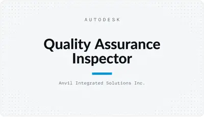 Quality Assurance Inspector — Autodesk plugin
