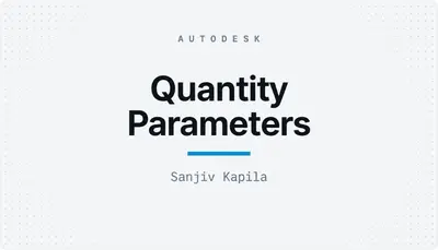 Quantity Parameters — Autodesk plugin
