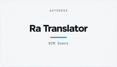 Ra Translator — Autodesk plugin