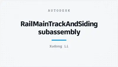RailMainTrackAndSiding subassembly — Autodesk plugin