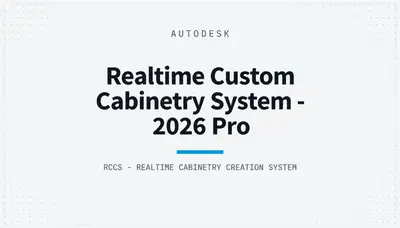Realtime Custom Cabinetry System - 2026 Pro — Autodesk plugin