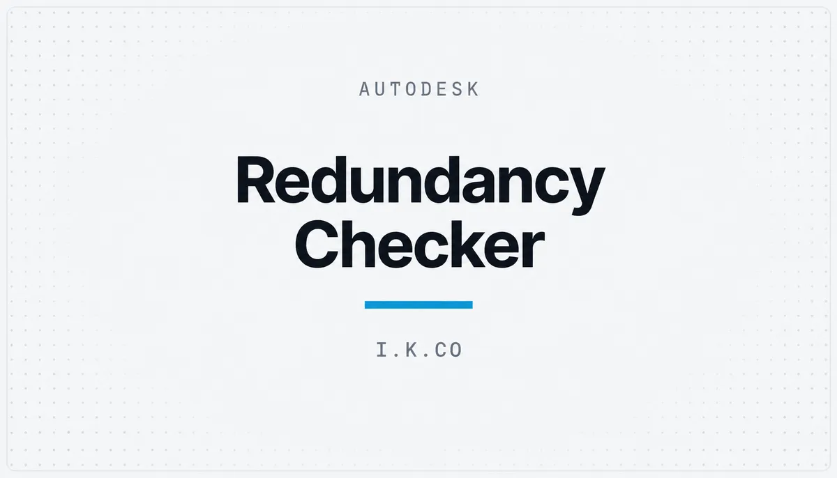 Redundancy Checker — cover image