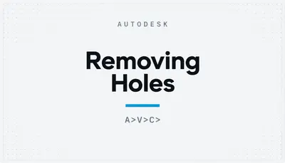 Removing Holes — Autodesk plugin