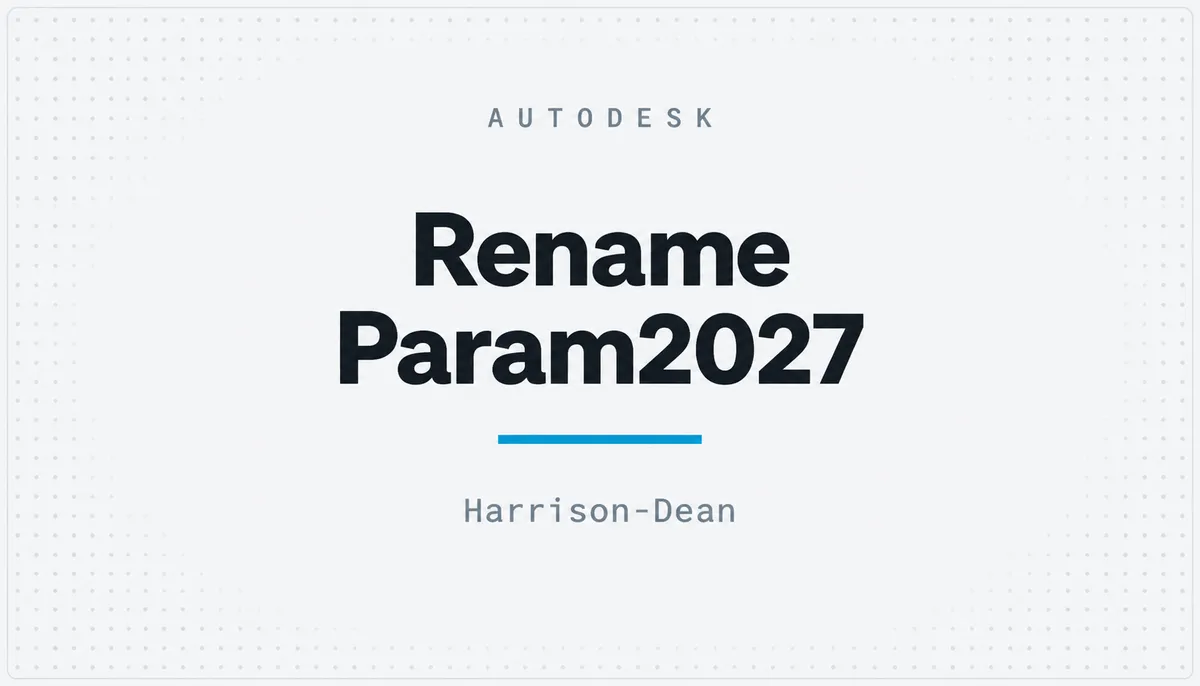 Rename Param2027 — cover image