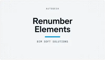Renumber Elements — Autodesk plugin
