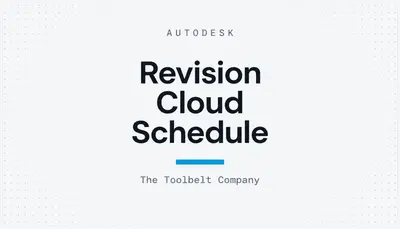 Revision Cloud Schedule — Autodesk plugin
