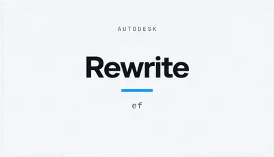 Rewrite — Autodesk plugin