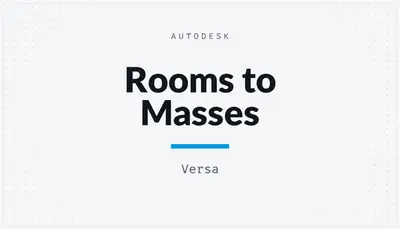 Rooms to Masses — Autodesk plugin