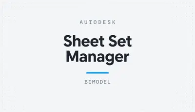 Sheet Set Manager — Autodesk plugin