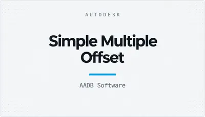 Simple Multiple Offset — Autodesk plugin