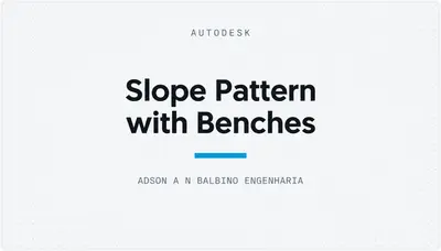Slope Pattern with Benches — Autodesk plugin