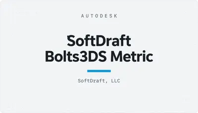 SoftDraft Bolts3DS Metric — Autodesk plugin