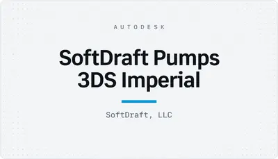 SoftDraft Pumps 3DS Imperial — Autodesk plugin